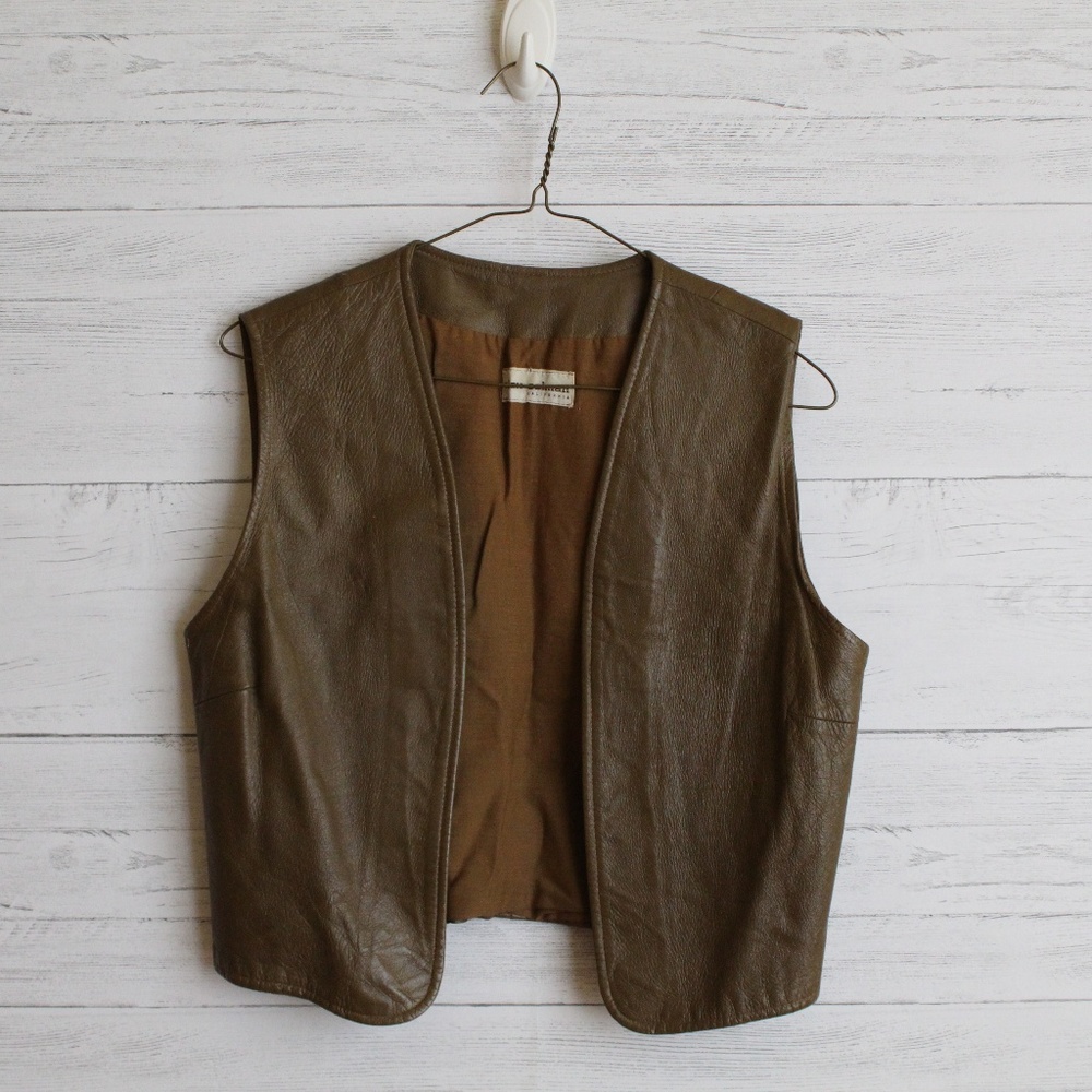 FALL  Vintage Green Vest